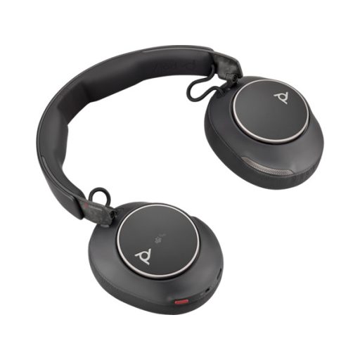 HP Poly Voyager Surround80 fekete vezeték nélküli fejhallgató +  USB-C/A adapter