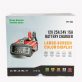   IRIS TOOLS ITBC-700 Intelligens automata nagy teljesítményű 8 lépcsős akkumulátor töltő 300W, 12V 25A vagy 24V 12,5A, AG