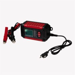   IRIS TOOLS ITBC-2000 Akkumulátor töltő és teszter, 12V 6A, digitális kijelzővel, AGM, GEL, Lead Acid battery