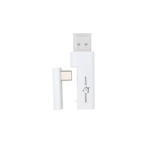 White Shark WGH-2444W Firecrest vezeték nélküli fehér gamer fejhallgató