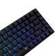   White Shark GK-005121-B/BL-US Hamachi US fekete (blue switch) gamer billentyűzet