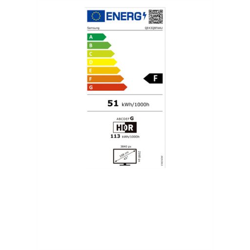 Samsung 43" QE43Q8FAAUXXH 4K UHD Smart QLED TV