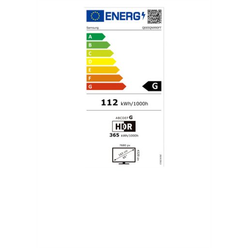 Samsung 65" QE65QN990FTXXH 8K UHD Smart Neo QLED Mini LED TV