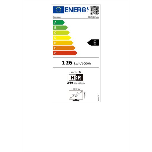 Samsung 85" QE85Q8FAAUXXH 4K UHD Smart QLED TV