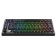 AVAX GM02 PRO 75% HUN Gasket RGB tri-mode mechanikus (Gateron barna switch) billentyűzet