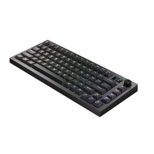 AVAX GM02 PRO 75% HUN Gasket RGB tri-mode mechanikus (Gateron barna switch) billentyűzet