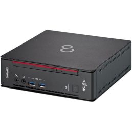   Fujitsu Esprimo Q958 Micro/i5-8400T/8GB/256GB SSD/Win Pro COA/fekete asztali számítógép (Használt A+,felújított)