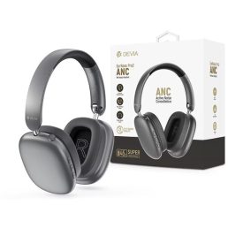   Devia ST121836 EarBass Pro2 ANC Bluetooth szürke sztereó fejhallgató