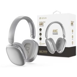   Devia ST121843 EarBass Pro2 ANC Bluetooth ezüst sztereó fejhallgató