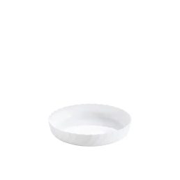   Luminarc Trianon kerek sütőtál ás tálaló, 26 cm, fehér, bordázott, hőálló