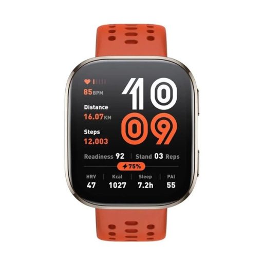 Amazfit BIP 6 piros okosóra