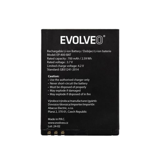 Evolveo EasyPhone ID (EP400) piros mobiltelefon