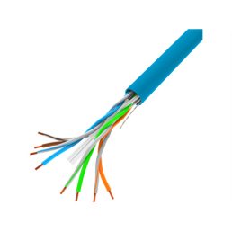  Lanberg LCU6-10CC-0305-B U/UTP CCA 1Gb/s 250 MHz 305m árnyékolatlan réz bevonatú alumínium kék fali kábel