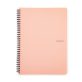 Oxybag Pastelini Apricot A5 60 lapos vonalas spirálfüzet