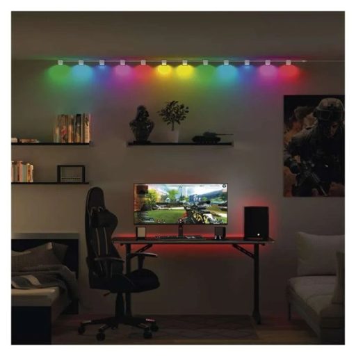 Emos GoSmart 85 cm-es lánc, 4 rész, 7 W, RGBIC+CCT, dimmelhető, WiFi LED reflektor