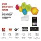Emos GoSmart Hexagon fehér, 6 részből álló, RGBIC dimmelhető, WiFi LED asztali lámpa