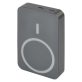 Emos WI 1046, 10 000 mAh, 20 W+Wireless, szürke powerbank