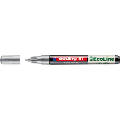 Edding 51 D10 ezüst lakkmarker