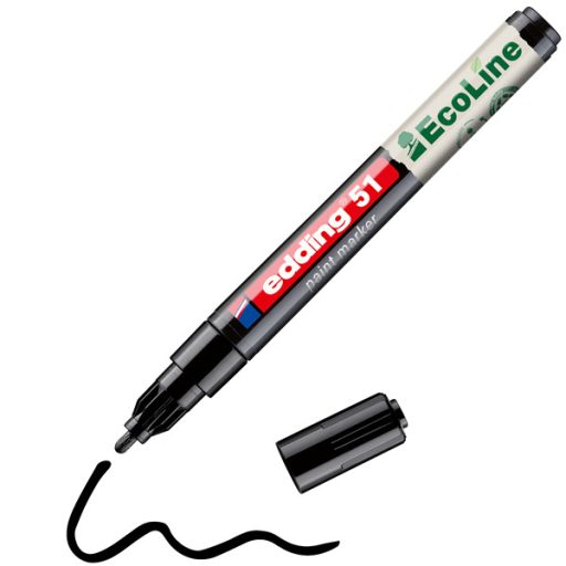 Edding 51 D10 fekete lakkmarker
