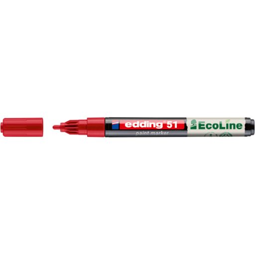 Edding 51 D10 piros lakkmarker