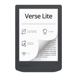   PocketBook PB619 VERSE LITE Midnight 6" (512MB/8GB, 1000mAh, wifi, USB-C) E-Book olvasó