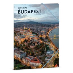 Ars Una Cityscape-Budapest 25 (5506) A4 gumis mappa