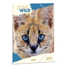 Ars Una Icons of the Wild-Serval 25 (5503) A4 gumis mappa