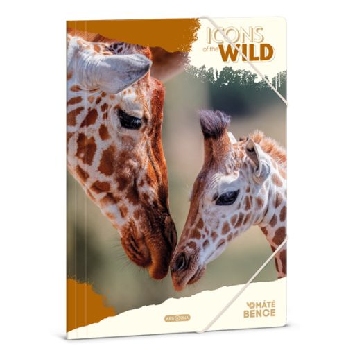 Ars Una Icons of the Wild-Giraffes 25 (5505) A4 gumis mappa