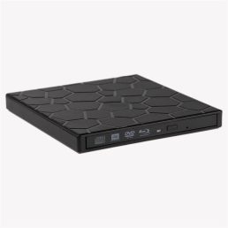   IRIS ROCK EXTERNAL külső Blu-Ray író, 8in1, USB 3.0, Read/write:CD/VCD/DVD/BD, tálcás, DVD-RW, fekete