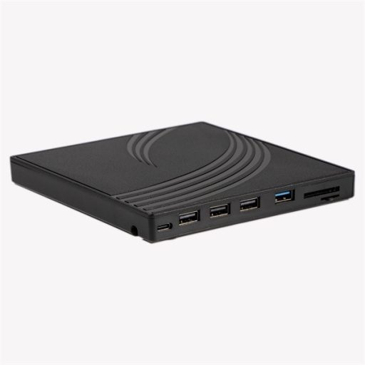IRIS WAVE EXTERNAL külső DVD író, USB 3.0, Read/write:CD/VCD/DVD, tálcás, DVD-RW, fekete