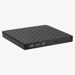   IRIS SQUARE EXTERNAL külső DVD író, USB 3.0, Read/write:CD/VCD/DVD, tálcás, DVD-RW, fekete