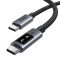 UGREEN Uno L509 100W 3m USB-C fekete adat- és töltőkábel