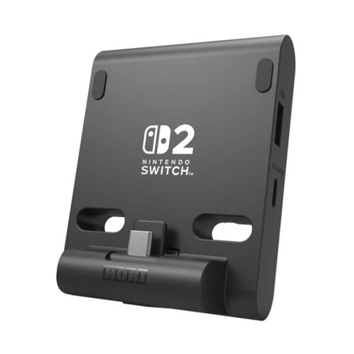 Hori Dual PlayStand Nintendo Switch 2 Official USB-A - USB-C fekete állvány és töltő