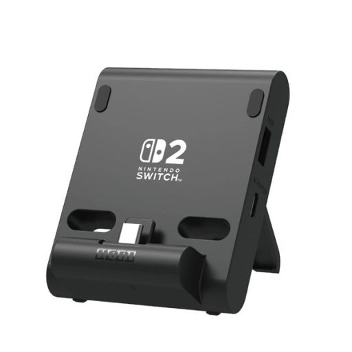 Hori Dual PlayStand Nintendo Switch 2 Official USB-A - USB-C fekete állvány és töltő