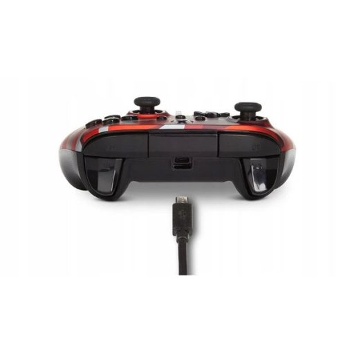 PowerA 1525942-01 Enhanced Wired Xbox Series X|S/Xbox One/PC Red Camo vezetékes kontroller