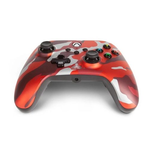 PowerA 1525942-01 Enhanced Wired Xbox Series X|S/Xbox One/PC Red Camo vezetékes kontroller