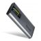 Axagon EEM2-SD2 DISPLAY USB-C 10Gbps M.2 NVMe & SATA SSD külső ház