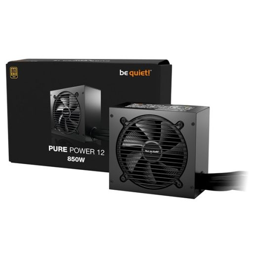 Be Quiet! PURE POWER 12 850W 80+ Gold ventillátorral dobozos tápegység