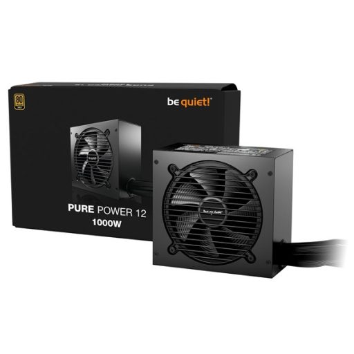 Be Quiet! PURE POWER 12 1000W 80+ Gold ventillátorral dobozos tápegység