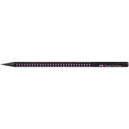   Faber-Castell Sparkle Midnight B háromszögletű fekete/rózsa grafitceruza