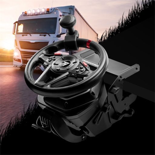 Thrustmaster 4160648 PS4/PS5/PC T128-P TYPE C (PLUG EU) SimTask versenykormány + pedál + rögzítőrendszer