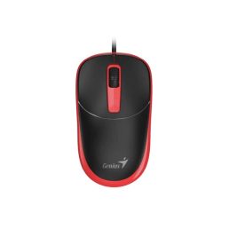 Genius DX-123 EU Vezetékes piros optikai egér