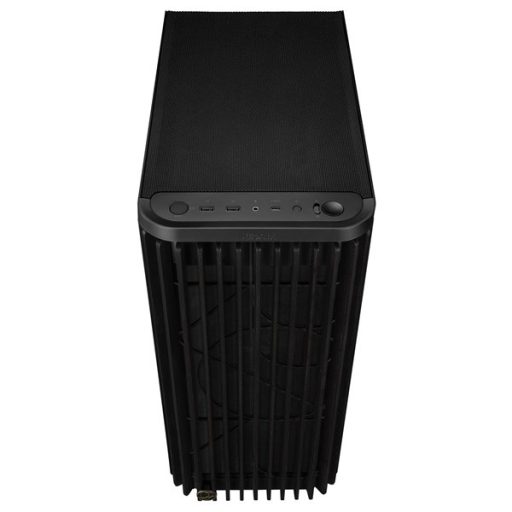 Asus ProArt PA401 WOOD METAL fekete (táp nélküli) mATX ház