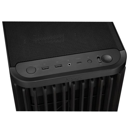 Asus ProArt PA401 WOOD METAL fekete (táp nélküli) mATX ház