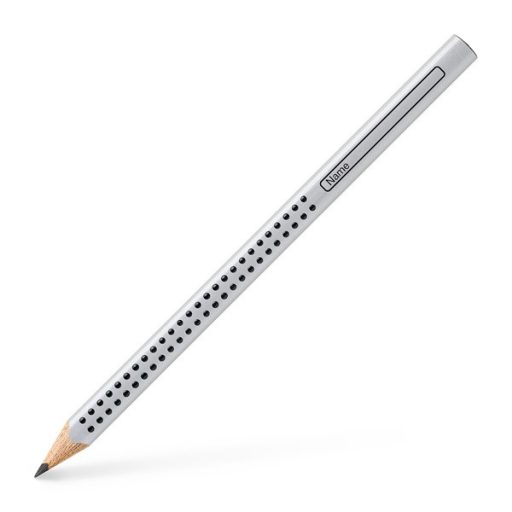 Faber-Castell Grip háromszögletű Jumbo ezüst HB grafitceruza