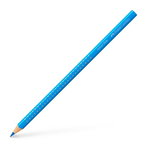 Faber-Castell Grip háromszögletű neonkék színes ceruza
