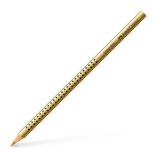 Faber-Castell Grip háromszögletű metál arany színes ceruza