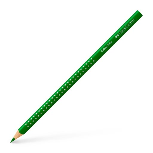 Faber-Castell Grip háromszögletű fűzöld színes ceruza