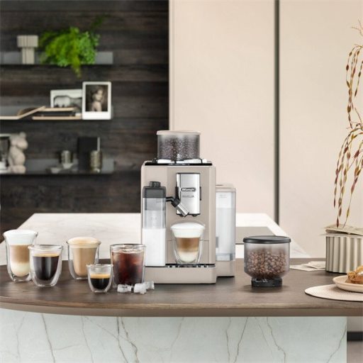 DeLonghi EXAM440.55.BG Rivelia bézs tejhabosítóval automata kávéfőző