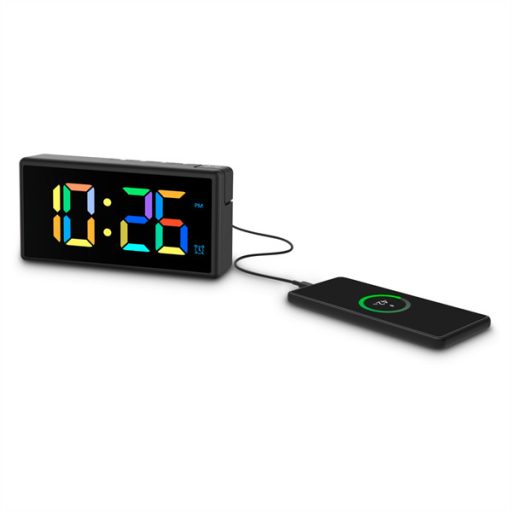 Hama 00222208 IBIZA USB fekete digitális ébresztóra